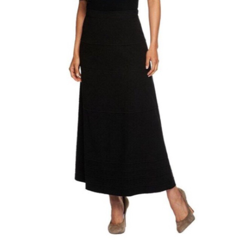 Black Faux Suede Skirt